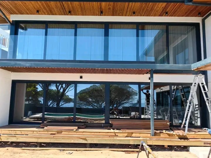 Industrial steel fabrication workshop in Cape Town